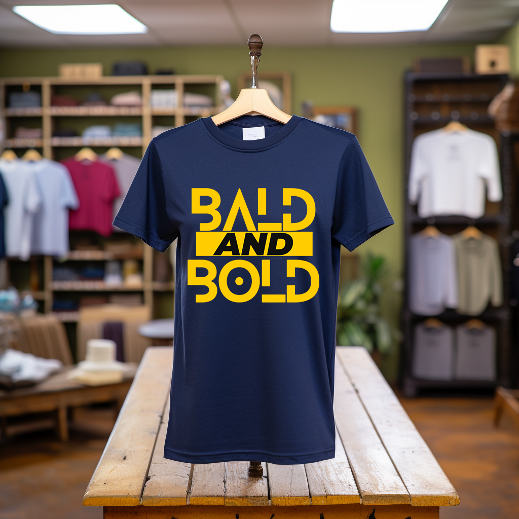 Bald and Bold, Confident Bald Person Tshirt