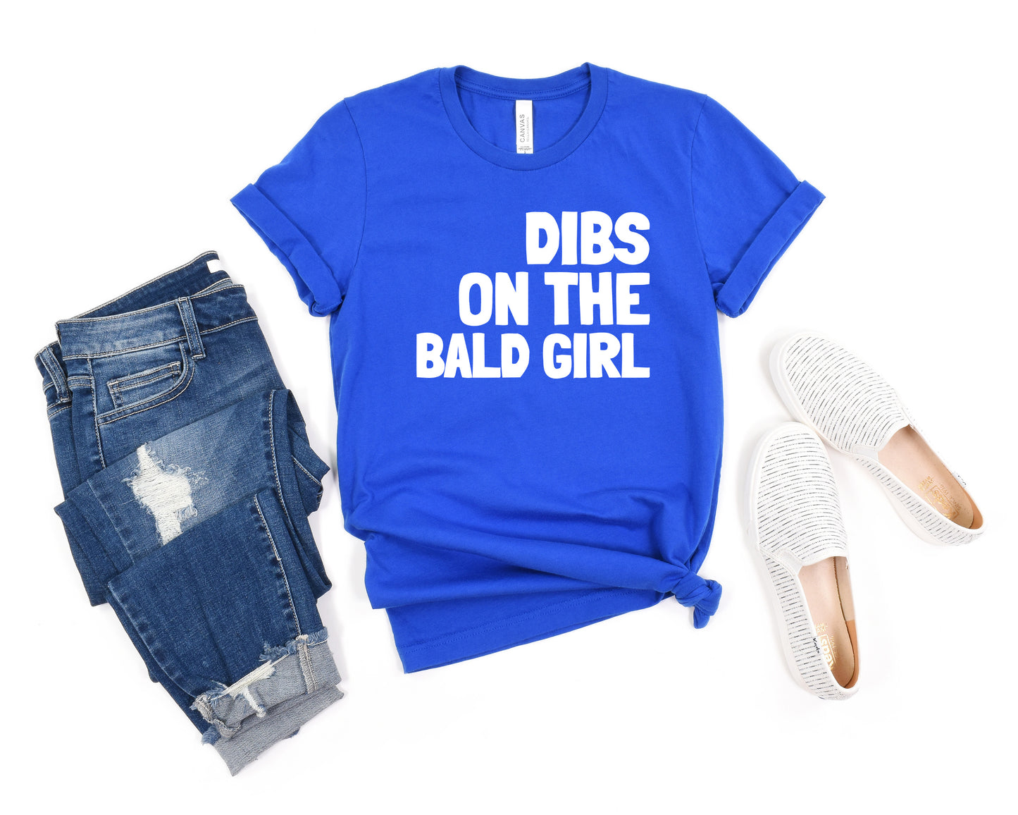 Dibs on The Bald Girl Tshirt
